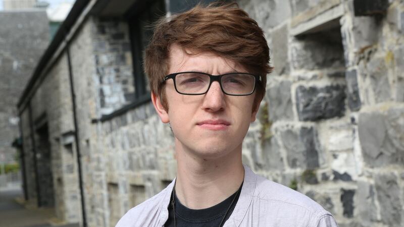 James Boylan from Co Meath who is going into second yearat NUI Galway and has been paying rent since July to secure accommodation in Galway. Photograph: Joe O’Shaughnessy