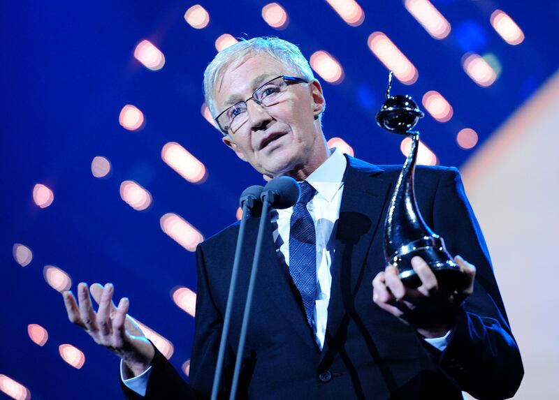 Paul O'Grady at the National Television awards in 2014. O'Grady died 'unexpectedly but peacefully' on Tuesday evening. Photograph: Ian West/PA