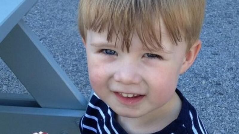 Ciaran Treacy who was killed in a car crash in 2014 aged 4. Photograph: APX