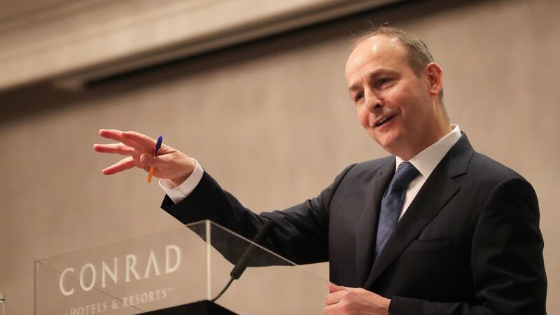 Fianna Fáil leader Micheál Martin: strong signals within party many TDs, councillors and supporters are  happy with the notion of a coalition with Sinn Féin. Photograph Nick Bradshaw