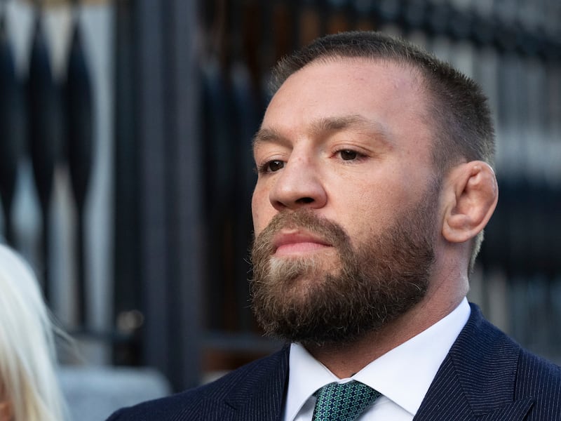 Conor McGregor at the High Court in Dublin last year. Photograph: Collins Courts 