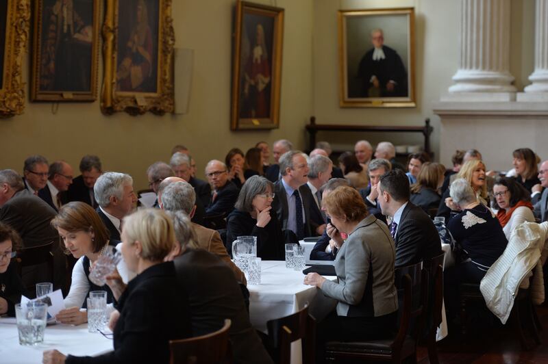 Members of the Judicial Council at its first meeting at the Kings Inns, Dublin, in 2020. Photograph: Alan Betson