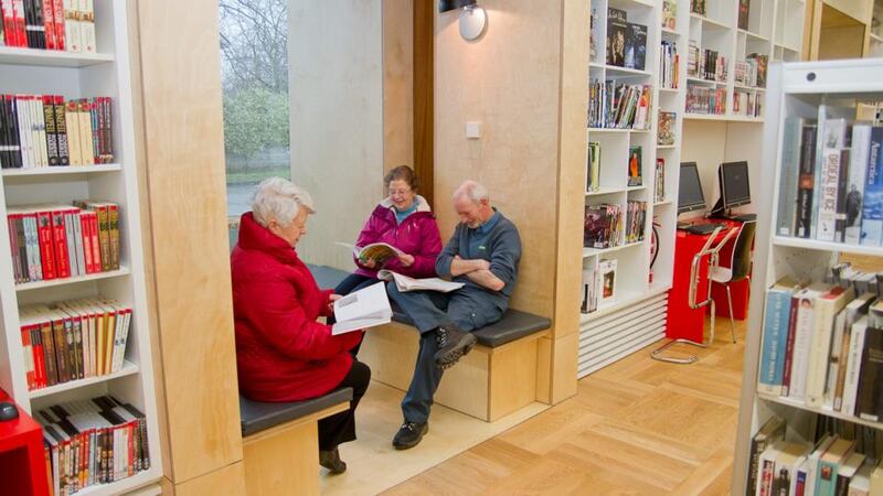 The award-winning new library in Ballyroan, Rathfarnham. Photograph courtesy of Box Architecture