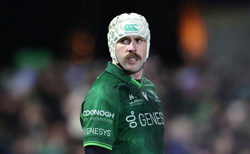 Mack Hansen apologised for the outburst that led to him being banned for three Connacht matches. Photograph: James Crombie/Inpho