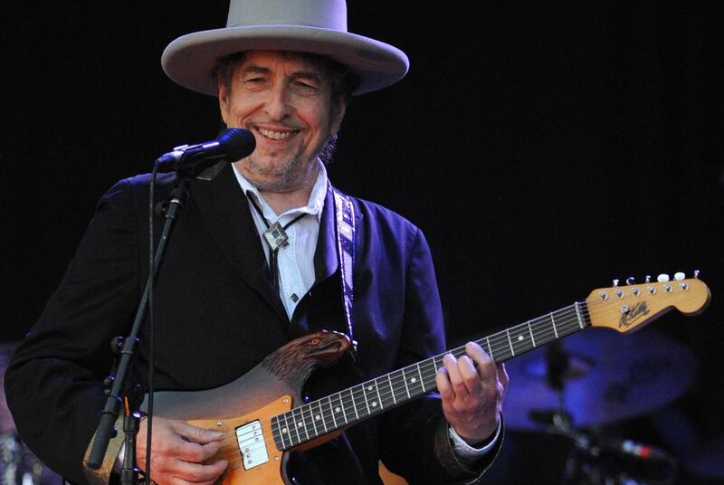 Fans are expected to travel from all over the world to see Bob Dylan (pictured ) and Neil Young play Kilkenny’s Nowland Park. Photograph: Fred Tanneau/AFP/Getty