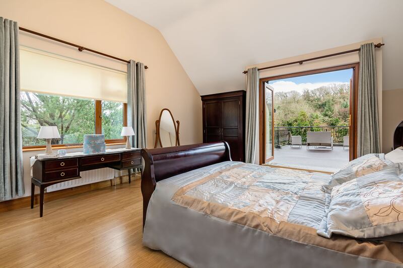 Principal bedroom: With an empty nest, the owner is downsizing locally.