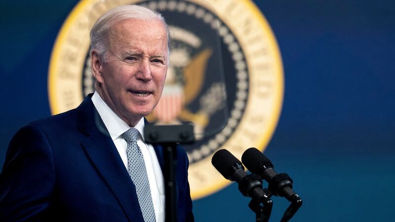 President Joe Biden has committed to the US providing 1.2 billion doses of Covid vaccines. Photograph: Doug Mills/The New York Times