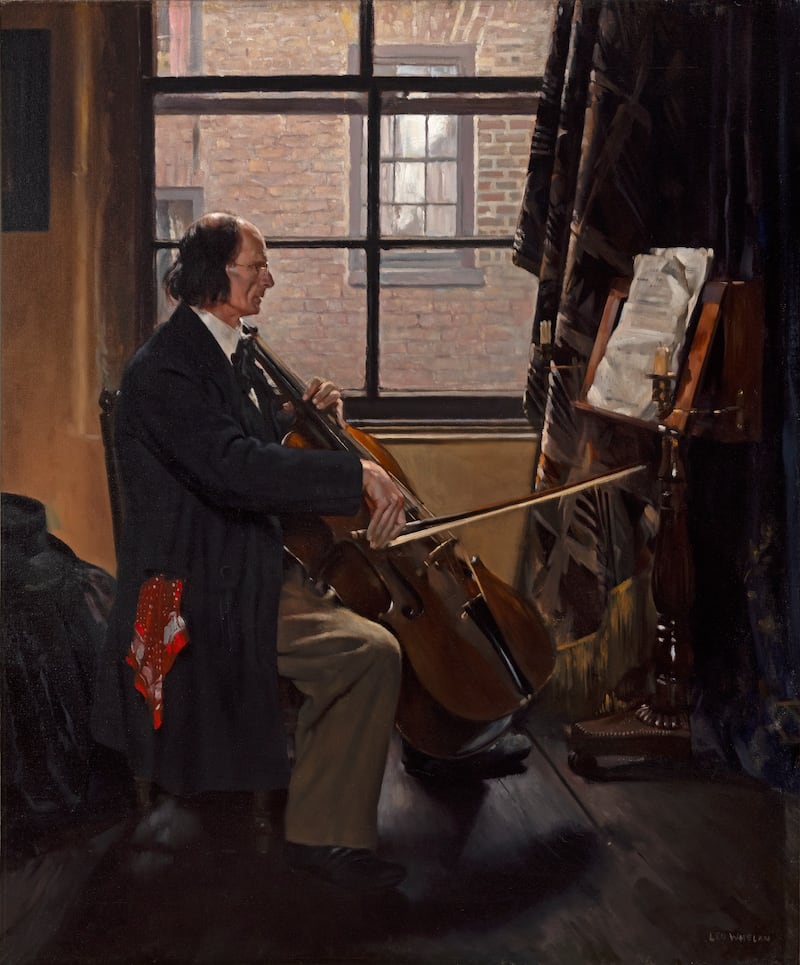 The Cello Player by Leo Whelan (1892-1956)