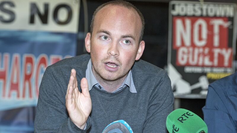 Paul Murphy TD said the decision by the DPP to abandon the trials would  strengthen calls for an inquiry into the Garda investigation of the protest in Jobstown. Photograph: Dave Meehan