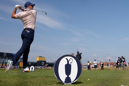 The Open first round as it happened: Rory McIlroy battles to stay within five of the lead