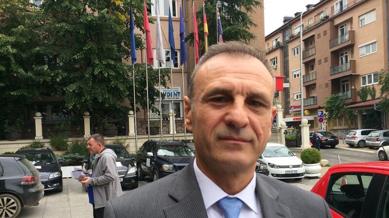 Slobodan Petrovic, head of the Independent Liberal Party in Kosovo, says its members and supporters are being threatened by a Belgrade-backed rival before Kosovo’s October 6th snap election. Photograph: Dan McLaughlin