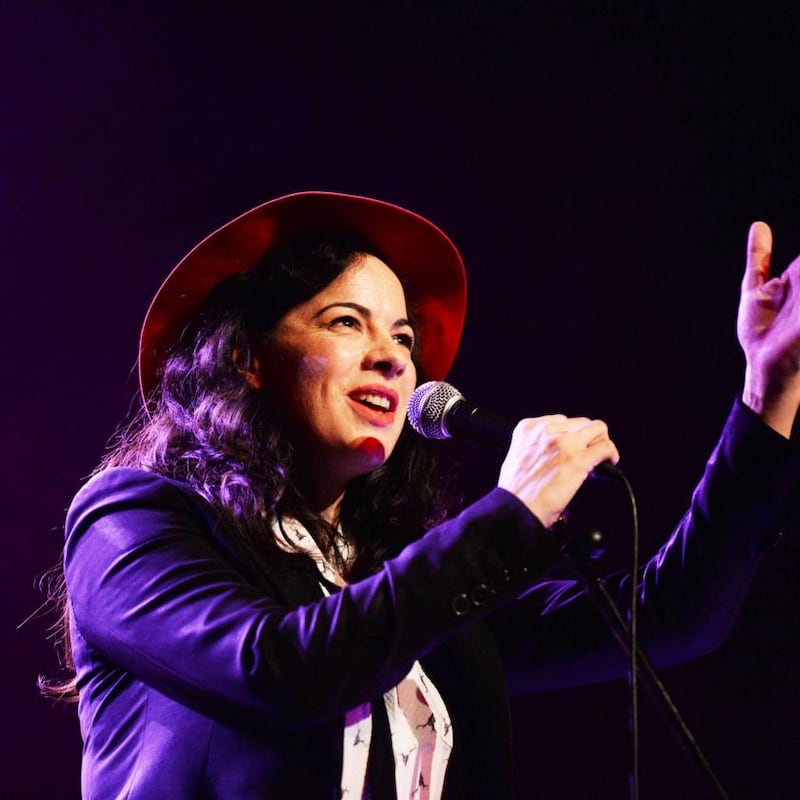 Camille O’Sullivan will perform at Solidarity at the Abbey Theatre this week. Photograph: Cyril Byrne