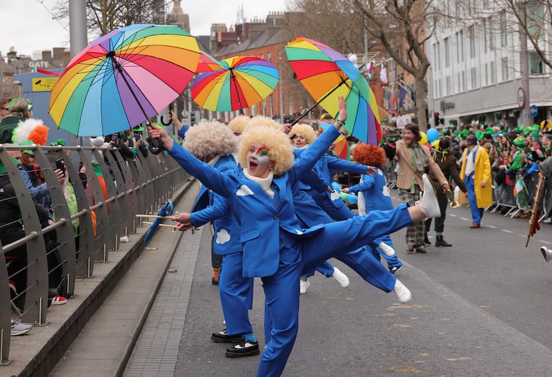 The St Patrick's Day parade in Dublin.  Photograph: Alan Betson
