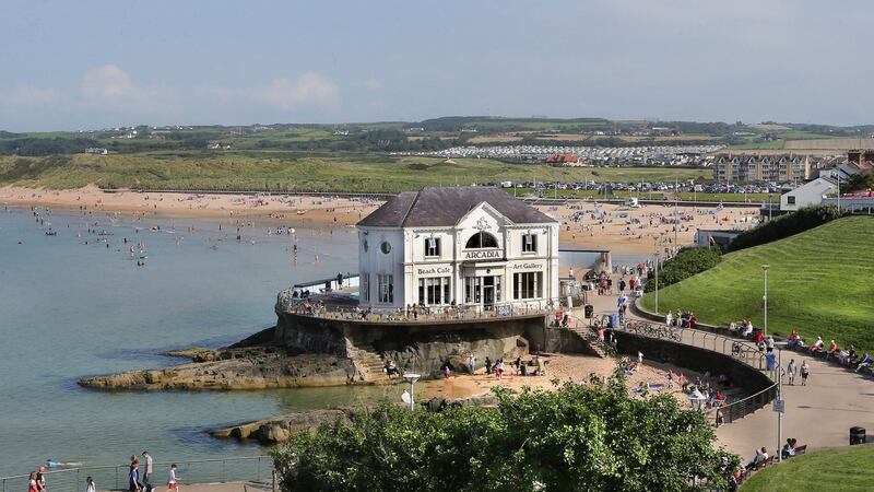 The Arcadia and beach at Portrush. Photograph: Margaret McLaughlin