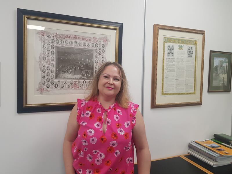 Claire Bradley, a professional genealogist specialising in Irish family history