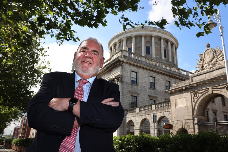 Ian Barclay has witnessed a lot of misery in the courts over the years including cases concerning houses damaged by pyrite. Photograph: Dara Mac Dónaill







