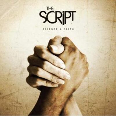 Hannah Daly's hand featured on The Script's Science & Faith album cover.