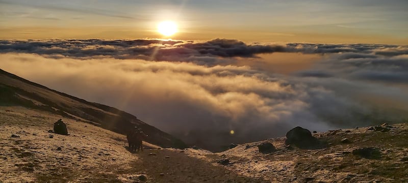 Sunrise from the summit