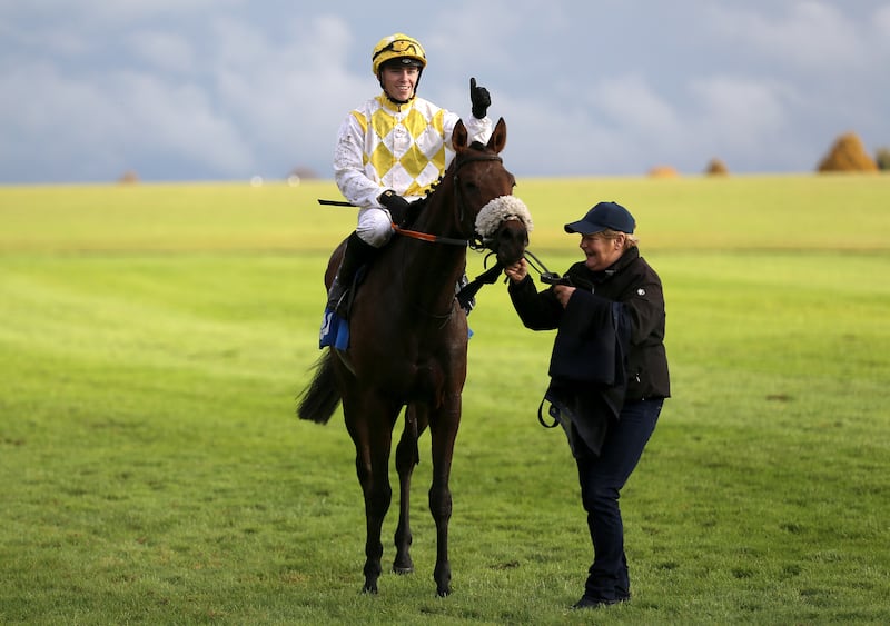 Irish jockey Jamie Powell has been suspended for 28 days for breaching the whip rules during the Cesarewitch. Photograph: Nigel French/PA Wire