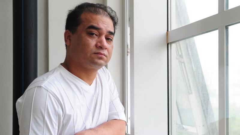 Uighur academic Ilham Tohti from Minzu University pictured before a  lecture in Beijing in 2010. His daughter said in 2019 she had not heard from him in two years when accepting an award from the European Union on behalf. Photograph: AFP/Getty Images