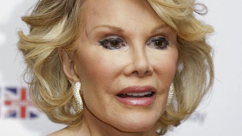 Joan Rivers who died on Thursday at the age of 81. Photograph: PA