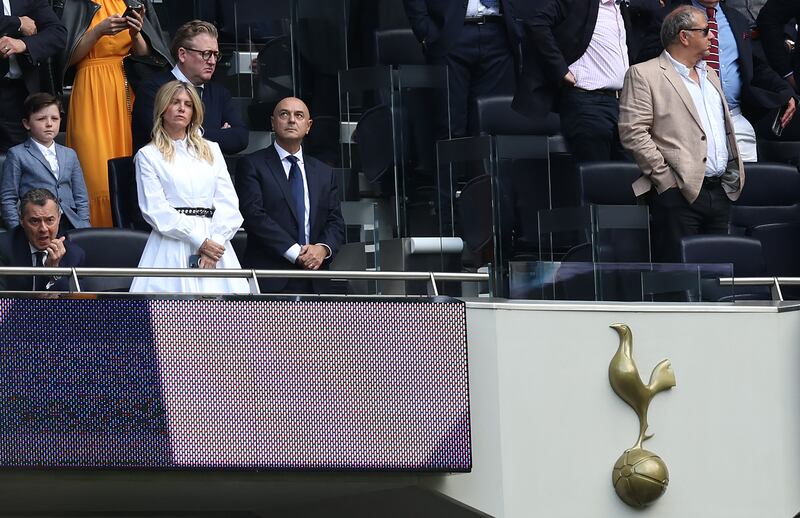 Tottenham Hotspur Chairperson Daniel Levy looks on. Photograph: Julian Finney/Getty Images