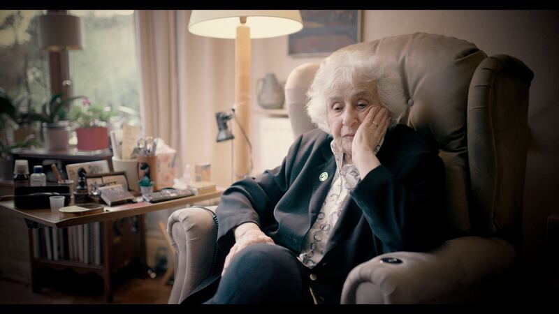 The Last Musician of Auschwitz: Anita Lasker-Wallfisch at home in London. Photograph: Toby Trackman/Two Rivers Media/BBC