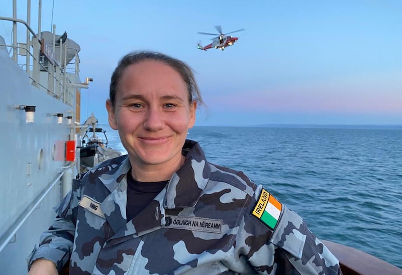 Lieut Grace Fanning. Photograph: Defence Forces