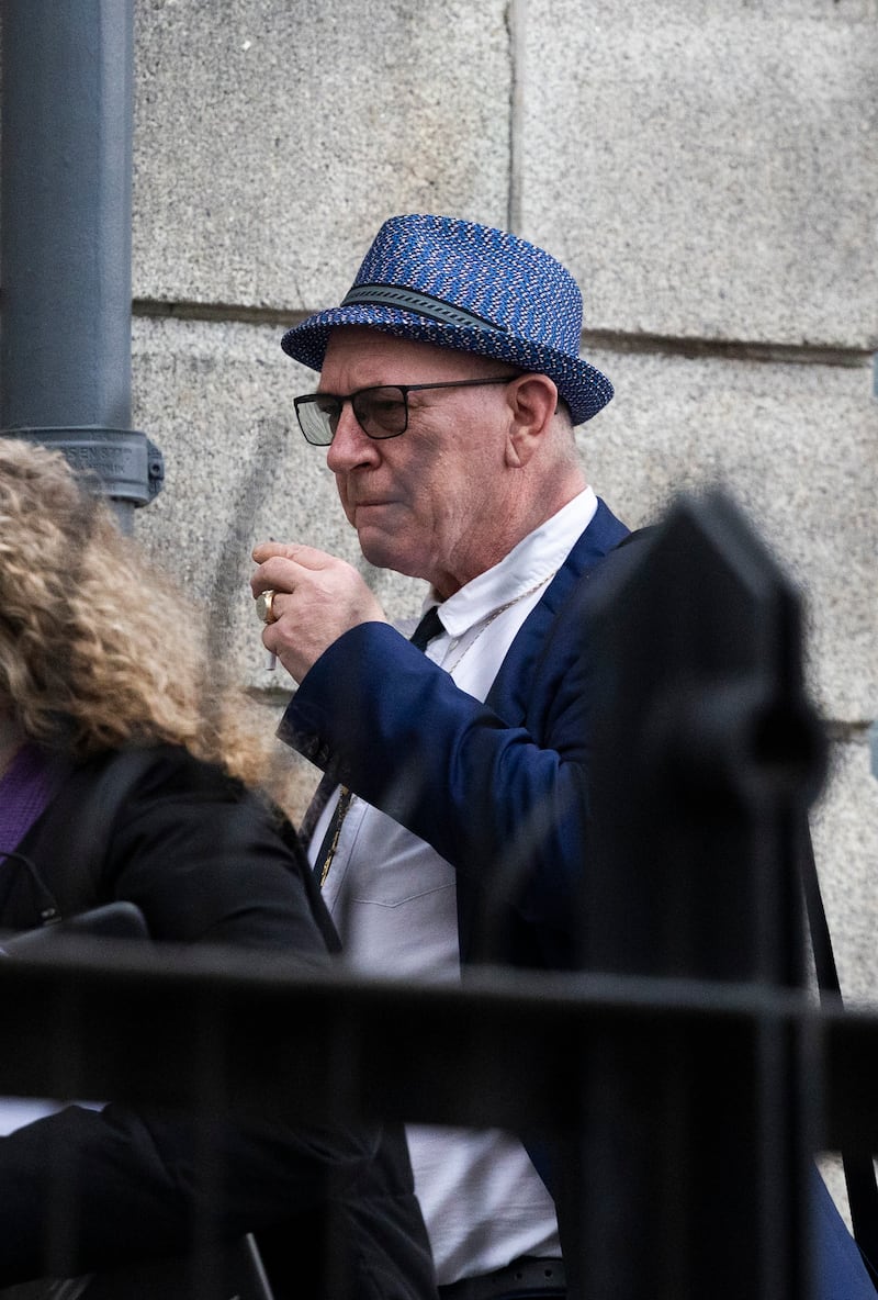 Alan Croghan leaving the High Court this afternoon. Photograph: Collins