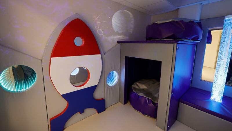 The sensory room at the New CHI   unit at Tallaght Hospital. Photograph: Alan Betson