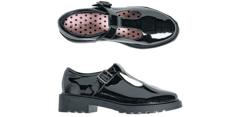 Marks & Spencer: patent-leather T-bar shoes €49