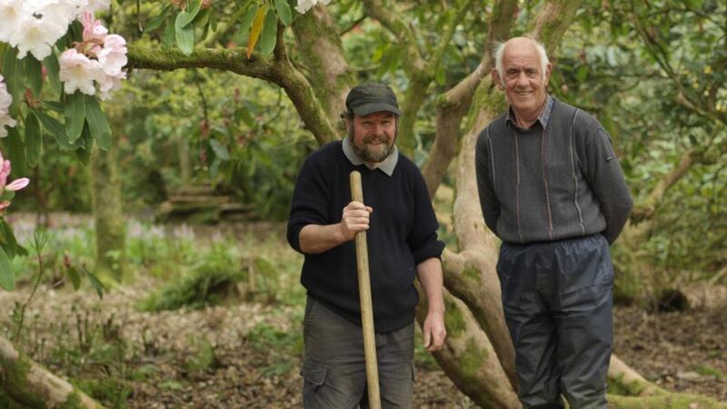 Russborough House gardeners Jim Keogh and Anthony Harney. Photograph: Richard Johnston