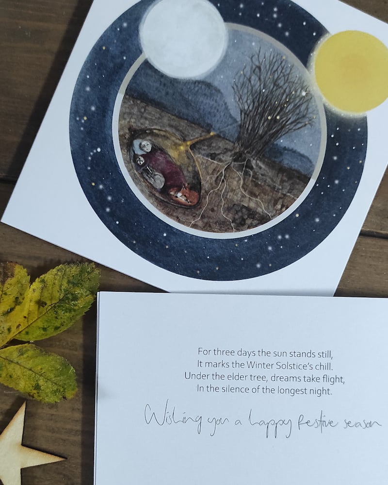 Winter Solstice card from Enagh Farrell, €4