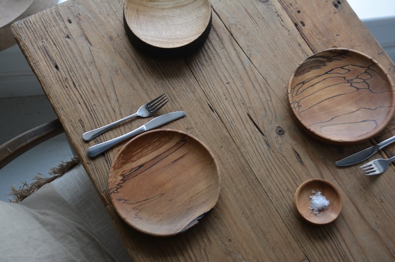 Ed Forristal now plies his craft in Westport, Co Mayo, creating bespoke pieces of furniture and developing a tableware line from a barn he has converted into a workshop.