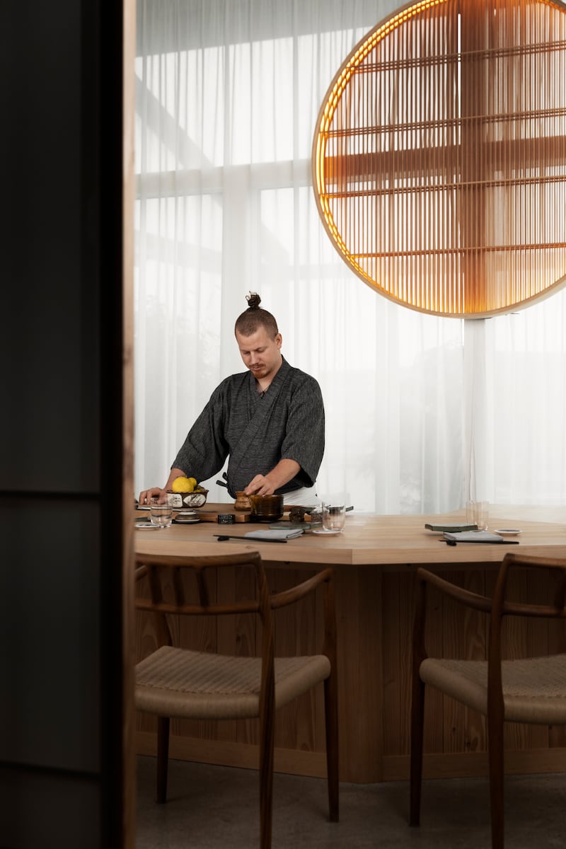 Sushi Anaba chef-owner Mads Battefeld isn’t cosplaying – his Copenhagen restaurant is the real deal. Photograph: Mero Studio, Copenhagen