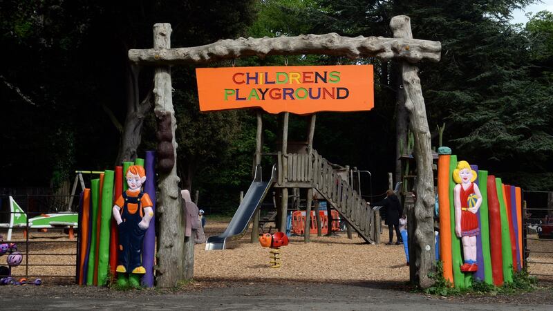 City and suburban parks offer open spaces to run, walk, cycle and stroll with children or older people. St Anne’s park playground. File Photograph: Cyril Byrne