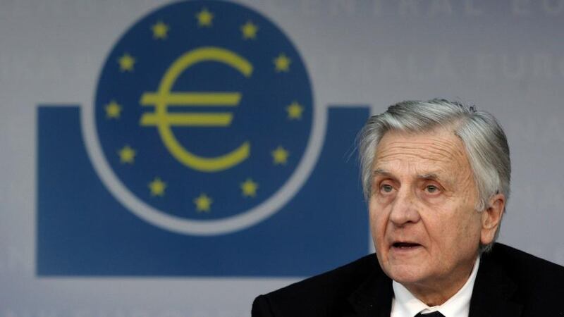 Jean-Claude Trichet, former ECB president:  of the European Central Bank: “The exposure of the Eurosystem and of the Central Bank of Ireland vis-a-vis Irish financial institutions has risen significantly over the past few months to levels that we consider with great concern.” Photograph: Hannelore Foerster/Bloomberg