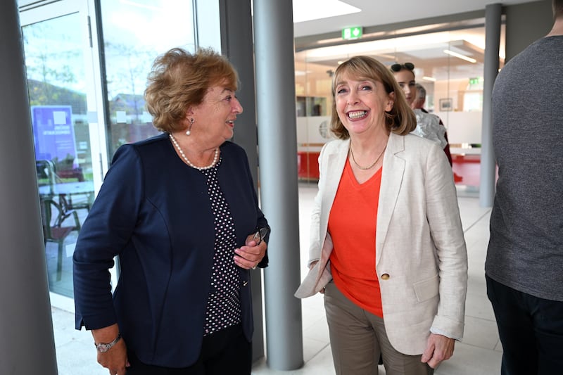 Former Social Democrats co-leaders Catherine Murphy and Róisín Shortall. Photograph: Bryan Meade