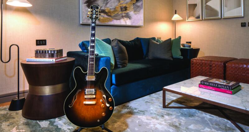 Study room in a penthouse at Lansdowne Place