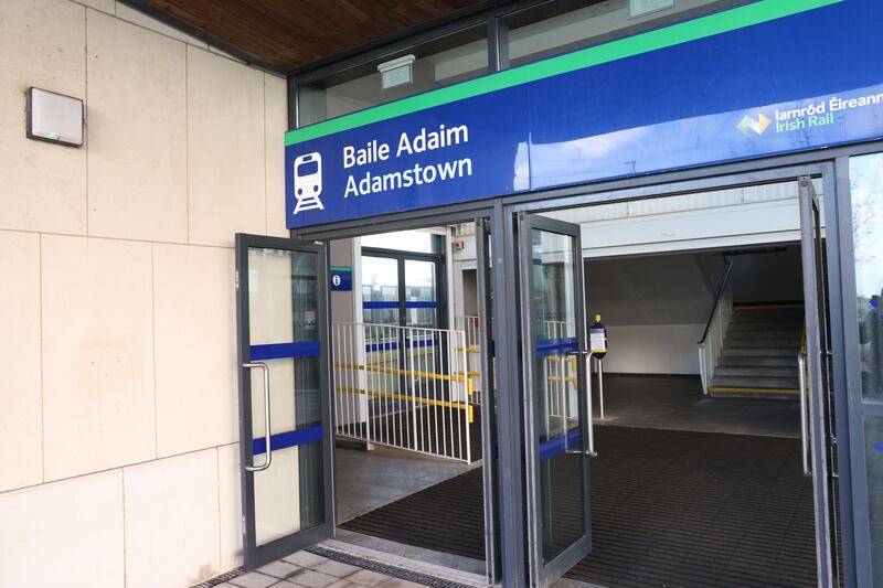 Adamstown Railway Station on Station Road. Photograph: Bryan O’Brien 