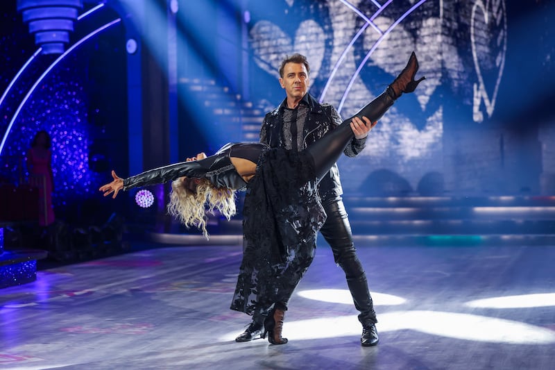 Dancing with the Stars: Mickey Joe Harte with Daniela Roze. Photograph: Kyran O'Brien/RTÉ