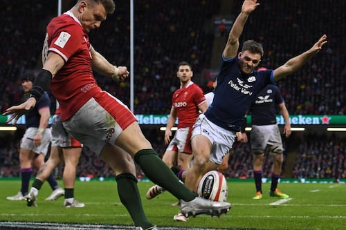 Biggar steps into the limelight to land late winning drop goal for Wales