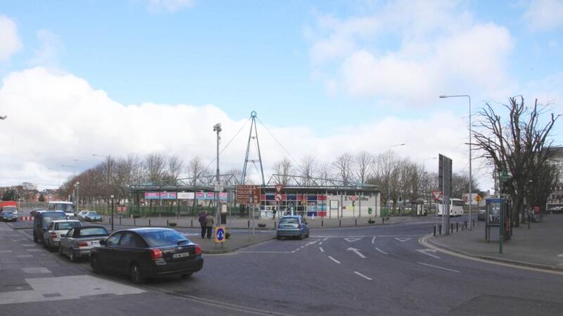 The area for development in Limerick as it is today and what it could look like in the future.