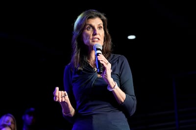 Nikki Haley: a majority of her primary voters said they were voting against her opponent more than for her. Photograph: AP