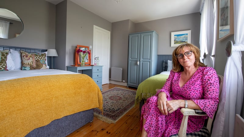 Denise Begley in a bedroom at her B&B in West Kerry. Photograph: Domnick Walsh/Eye Focus