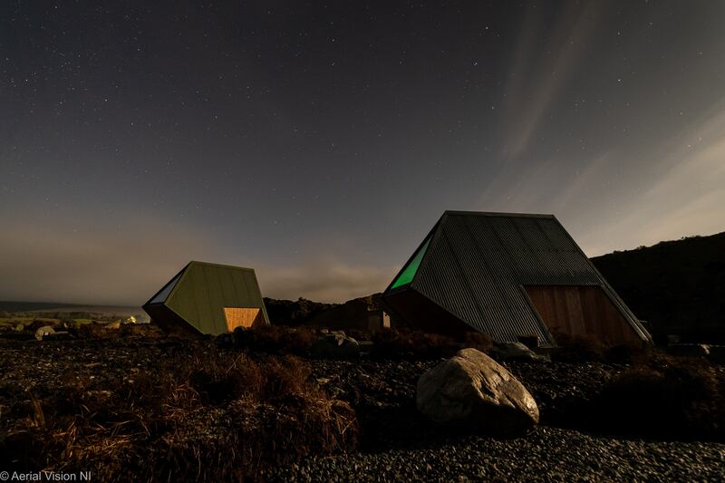 Sperrin View Glamping, Co Tyrone. Photograph: Aerial Vision