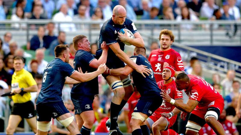 Devin Toner  tops the charts for Leinster with 26 lineout win  in this year’s Heineken Champions Cup. Photograph: James Crombie/Inpho