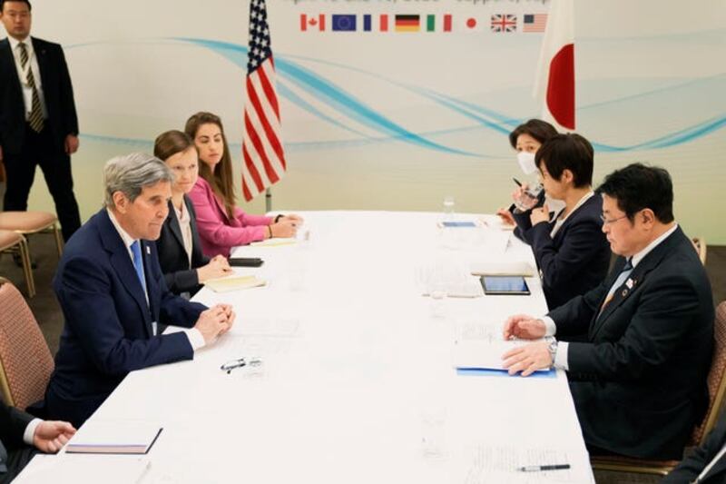 Japan won endorsements from fellow G7 countries for its own national strategy emphasising so-called clean coal, hydrogen and nuclear energy to help ensure its energy security. Photograph: AP