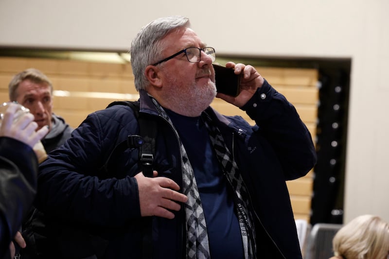 Independent candidate Philip Dwyer at the Greystones count centre, Co Wicklow. Photograph: Nick Bradshaw