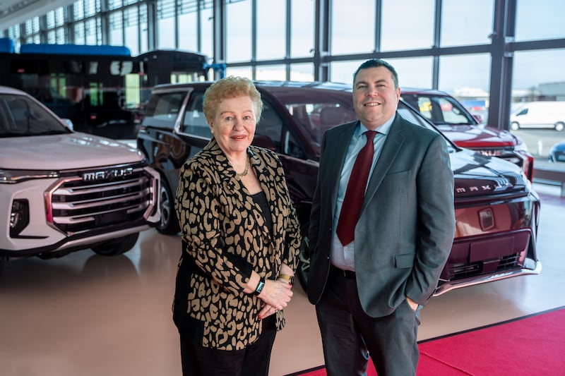 Harris Group chairwoman and chief executive Denise Harris with group managing director Brian Patterson, who is part of the new team driving the company's expansion